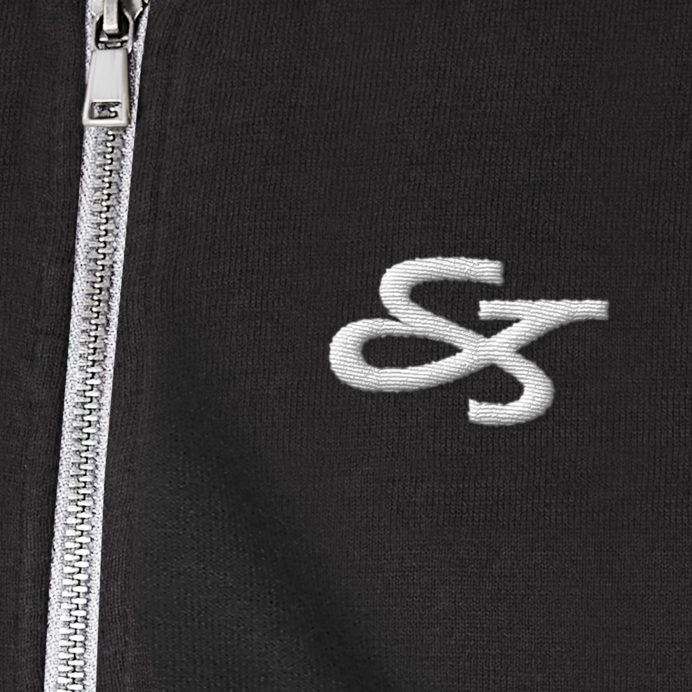 THE MONOGRAM ZIP-UP HOODIE