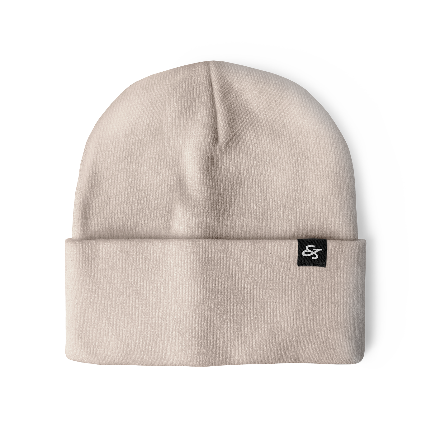 THE MONOGRAM CUFF BEANIE – OATMEAL, SADDLE, CHARCOAL